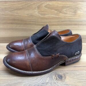 BED|STU Brown and Black Ankle Boots